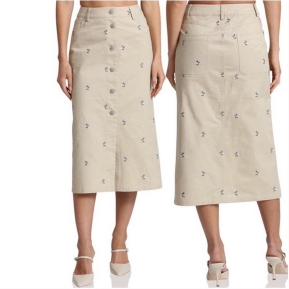 Avec les filles embroidery skirt $139